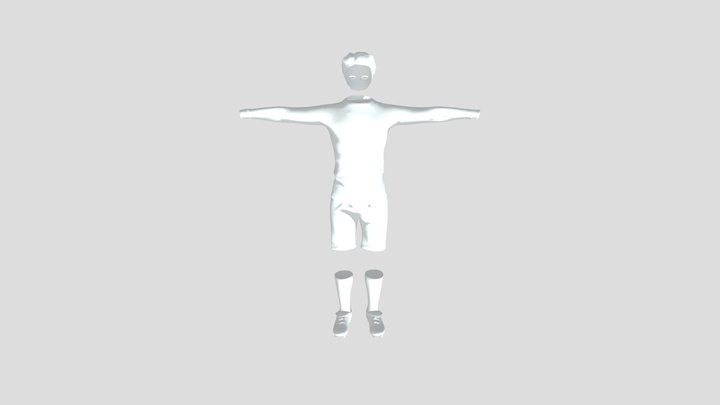 Hendrick Kganyago Soccer Uniform 3D Model