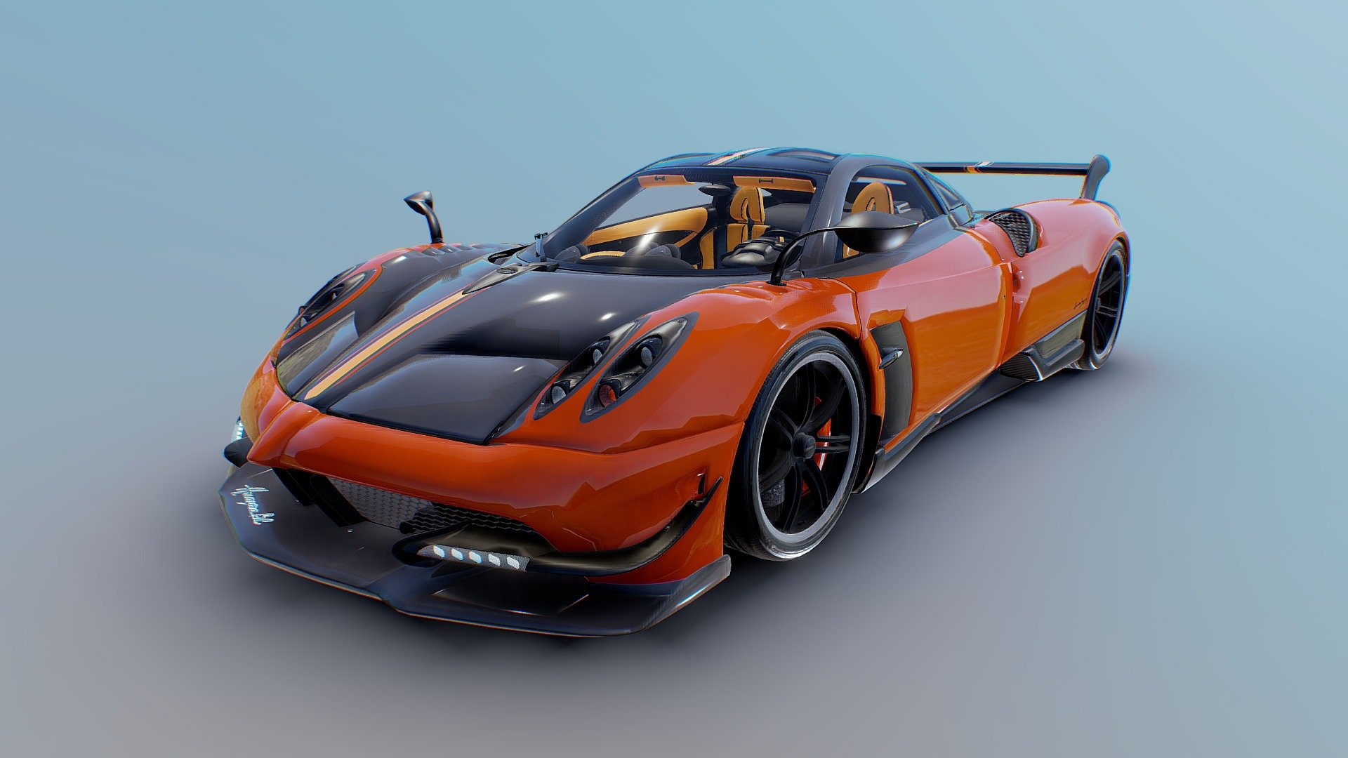 Pagani HuayraBC Metallic Beryllium Orange Download