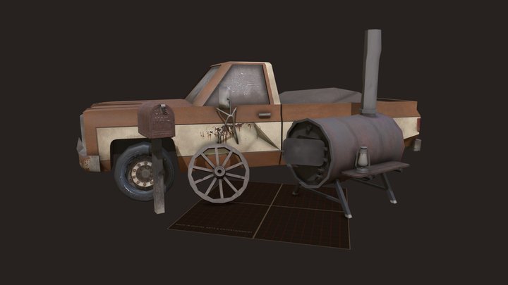 DAE 5 Finished props - FOREST LONER 3D Model
