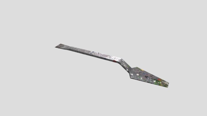 Painter's spatula 3D Model