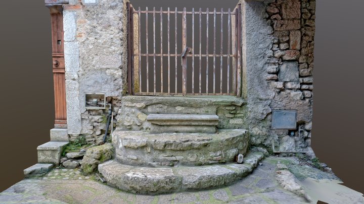 Gate with Steps  .::RAWscan::. – Kostenloses 3D-Modell STL