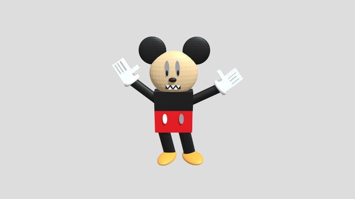 Mickey Mouse 3D Model