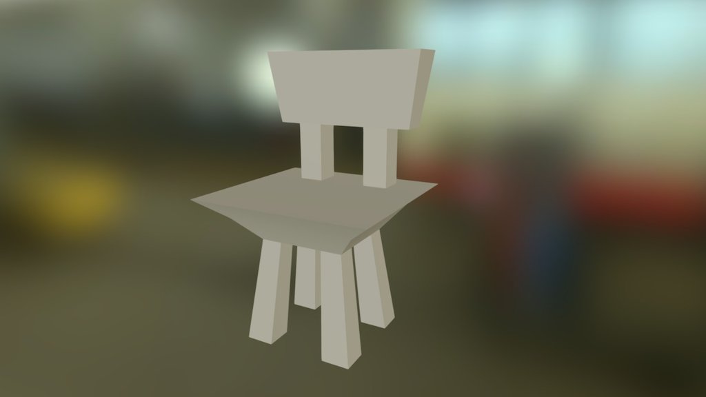 Inverted Triangle Chair Download Free 3D model by evilandrex [f3a651b