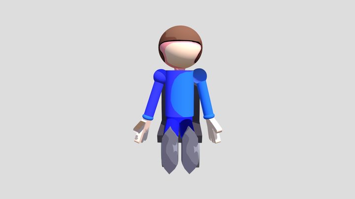 3.5 dave as a 3d model (DnB, FNF) 3D Model