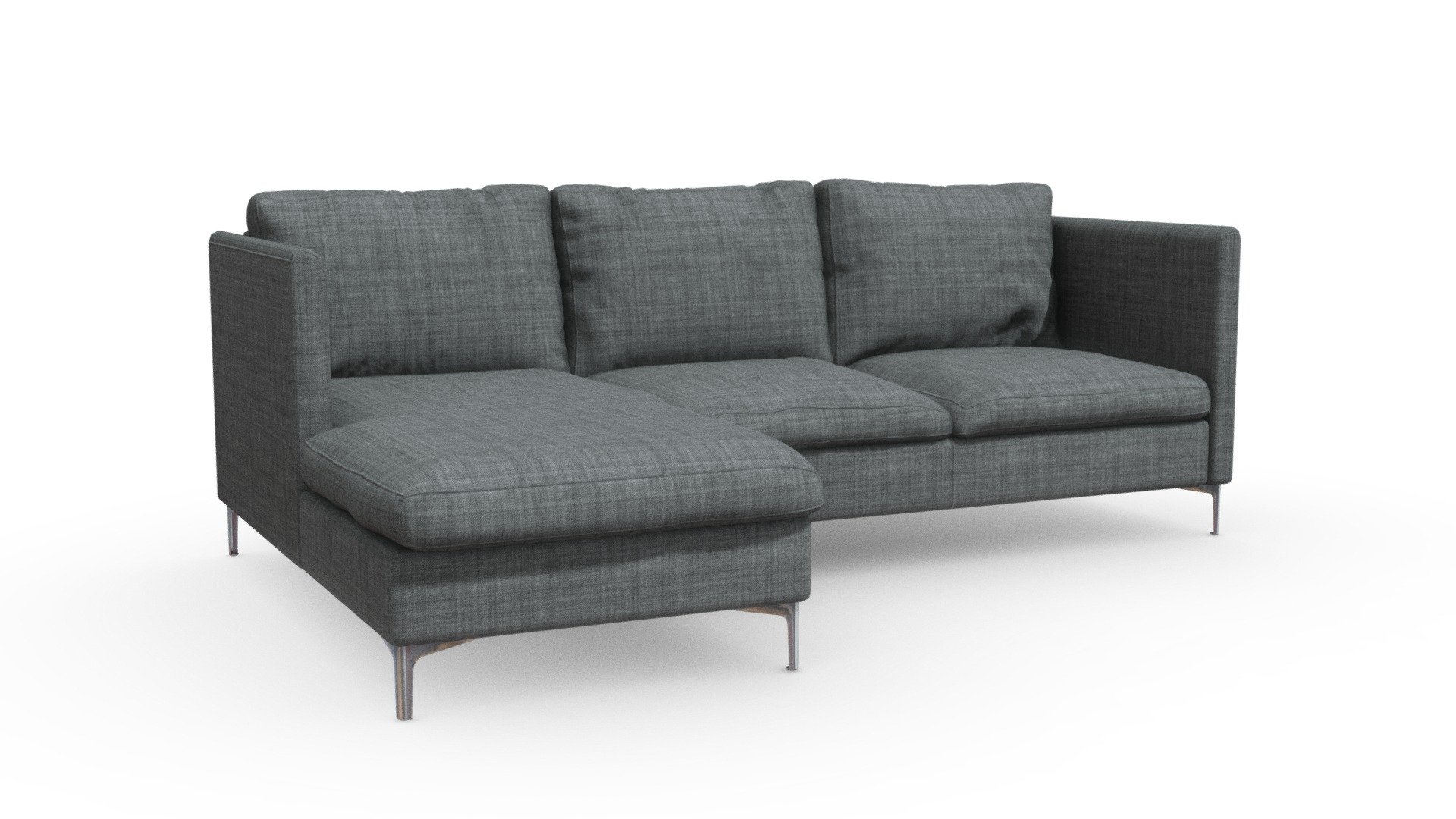 Rizo Medicina Forense Inducir Gray L-Shaped Couch - Download Free 3D model by AleixoAlonso  (@AleixoAlonso) [f3a71dc]
