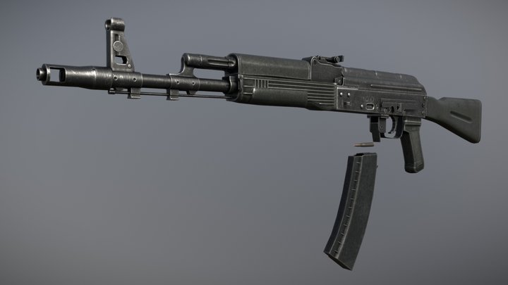 AK 74M 3D Model