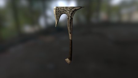 Skyrim Dawnguard Waraxe 3D Model