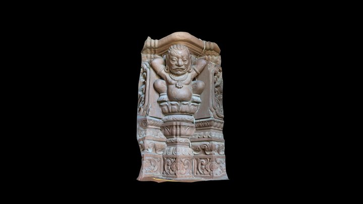 Peace_of_ Pillar_Indian_gods 3D Model