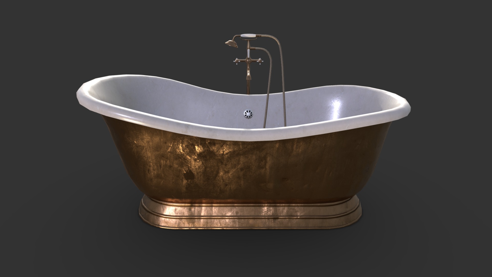 3D model Bath - This is a 3D model of the Bath. The 3D model is about a close-up of a bowl.