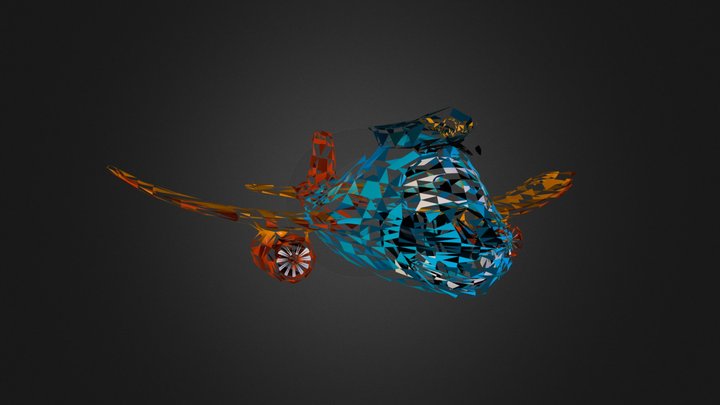 Mr Plane 3D Model