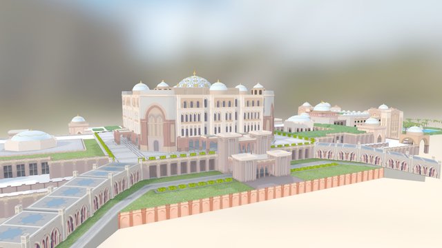 EMIRATES PALACE HOTEL 3D Model