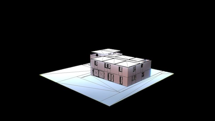 Hausprojekt ohne zipekte 3D Model