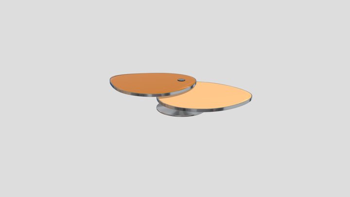 Modern Two Layer Table – Kostenloses 3D-Modell STL