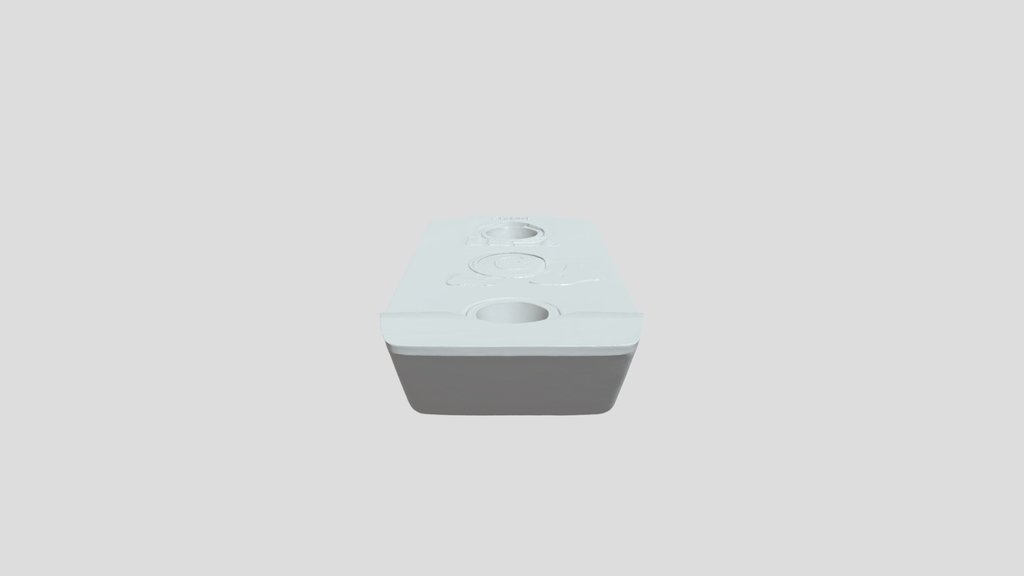 Small metal bracket with two holes