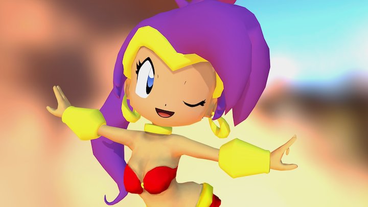 Shantae 3D Model