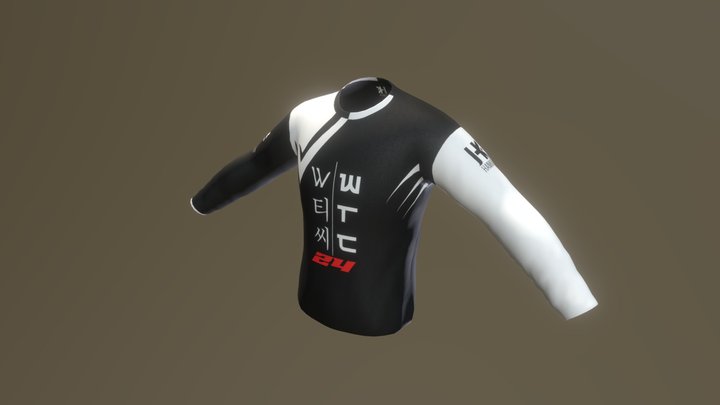 WTC24_shirt_white 3D Model