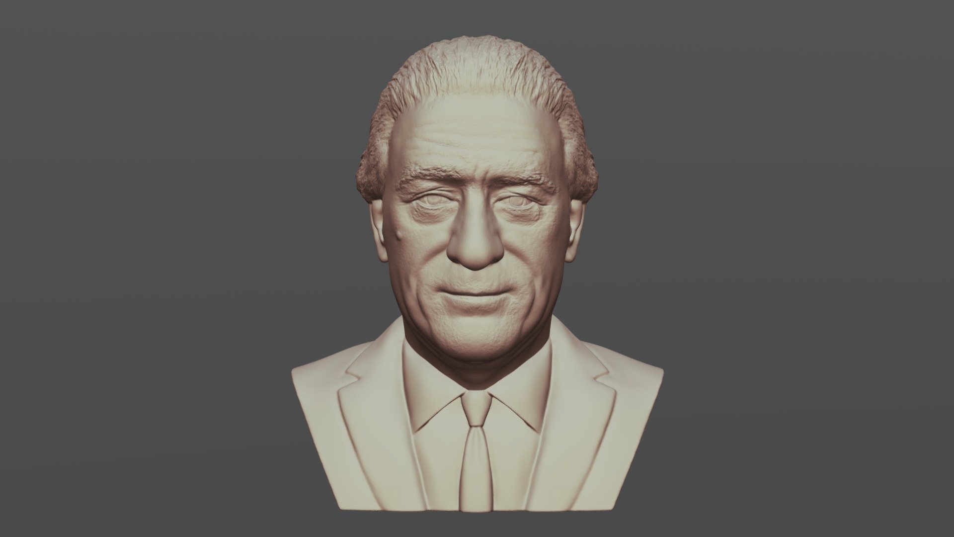 Robert De Niro bust for 3D printing