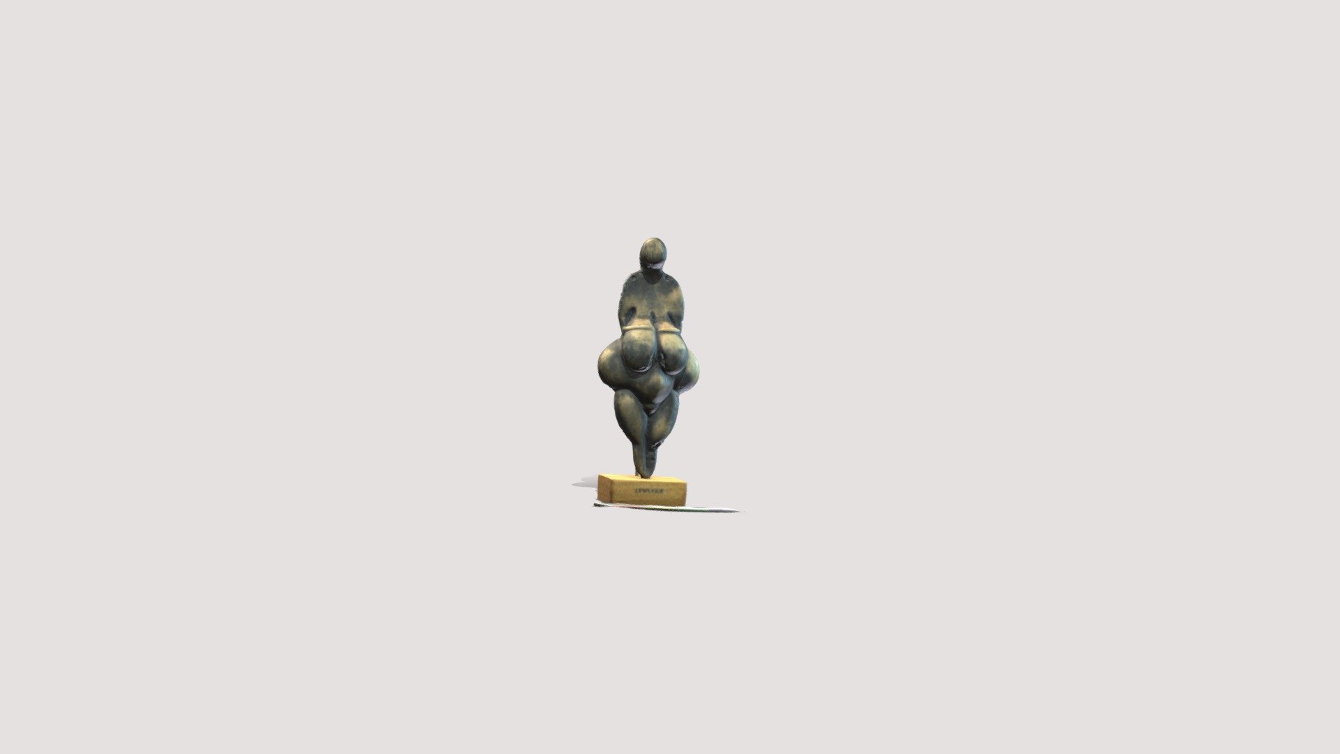 Lespugue Female Figurine — Sketchfab embed 3D viewer