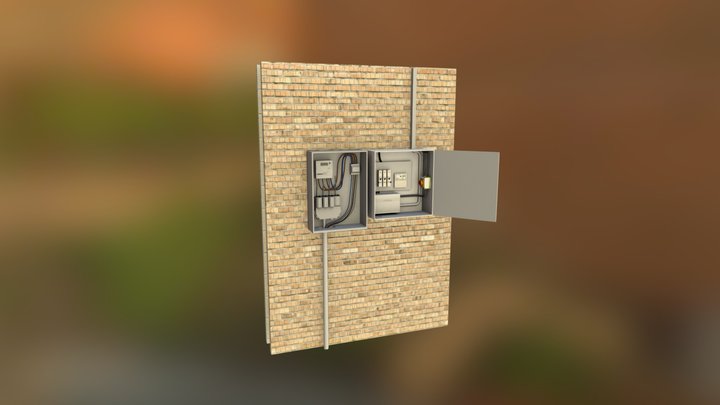 DistributionBoard02 3D Model
