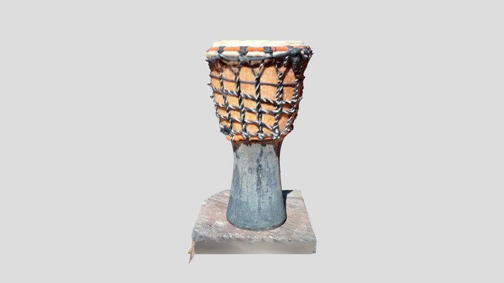 The Drum Candle 3D Model
