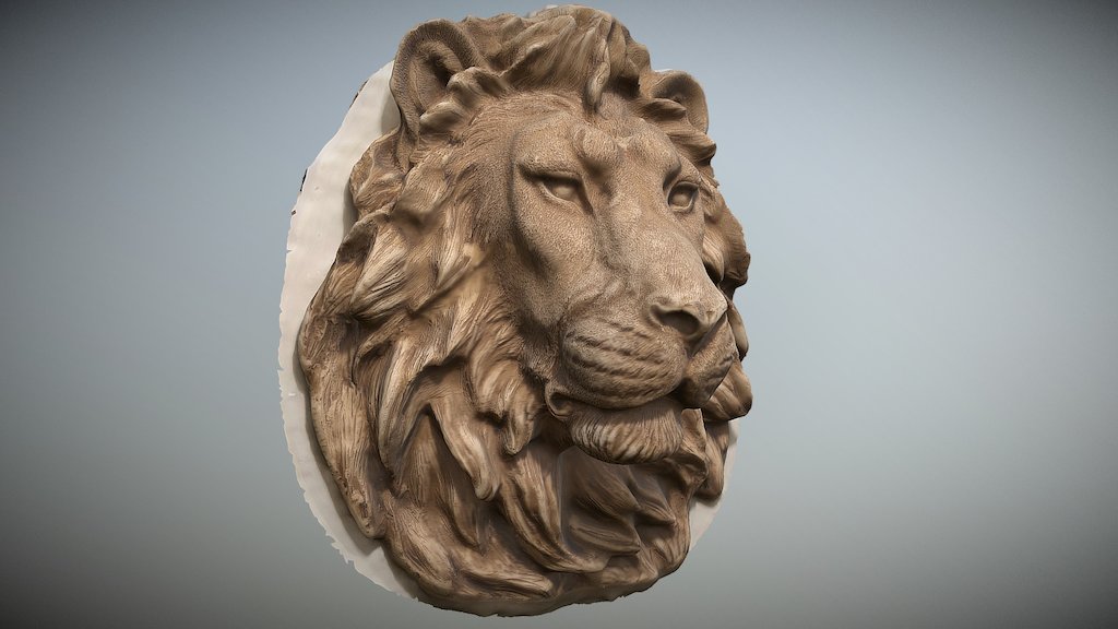 Lion Head Photogrammetry scan
