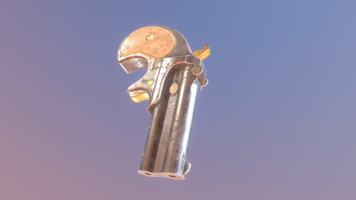 DERRINGER PISTOL 3D Model