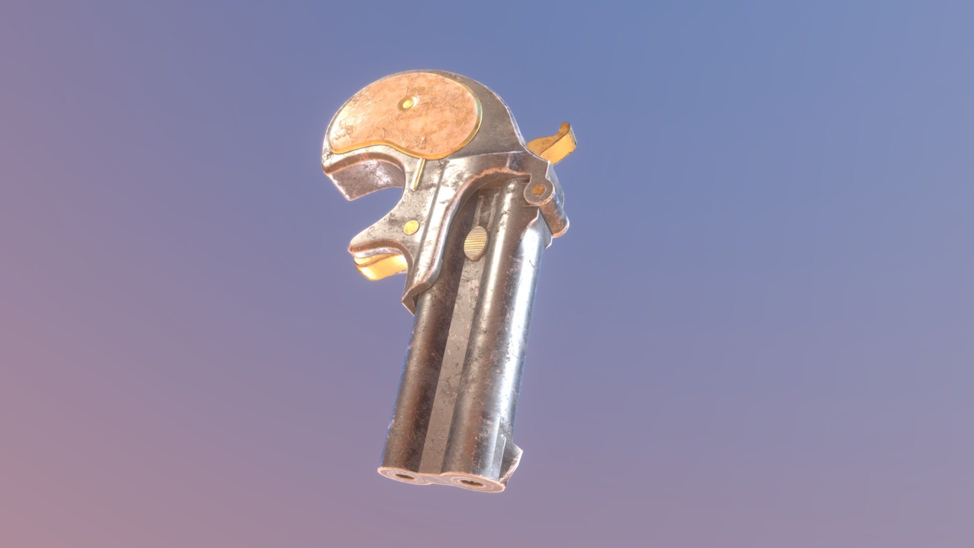 DERRINGER PISTOL - 3D model by Stephen Makes A Thing ...