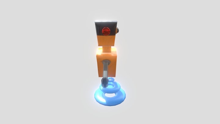 Character Creation Low Poly Robot 3D Model