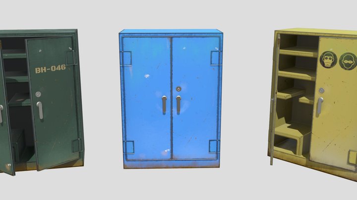 Dying Light 2 Stay Human Various Tool cabinet 3D Model