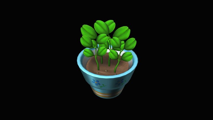 Flower Pot 3D Model