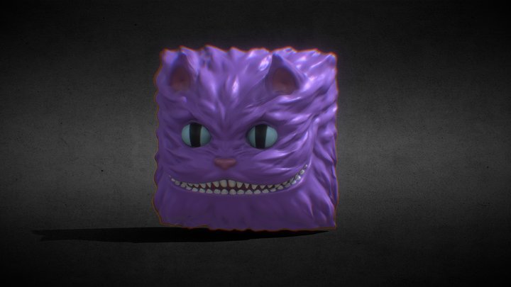 Cheshire Cat Keycap - by Bigsby Customs 3D 3D Model