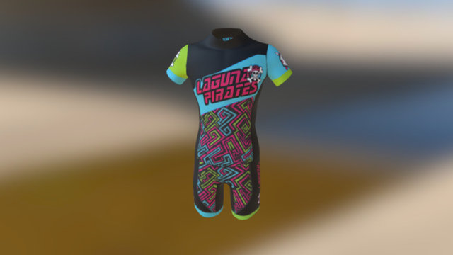 Laguna Pirates Jersey 3D Model