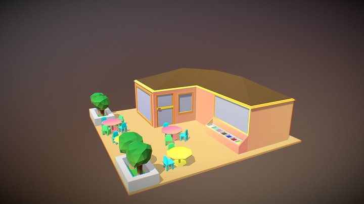 Gelateria 3D Model