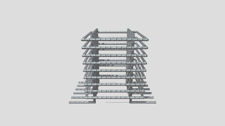 المعرض الافتراضي لمواد البناء- حديد التسليح 3D Model