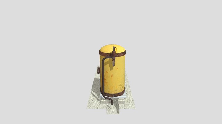water tank of storage-tank | oiltanker storage 3D Model