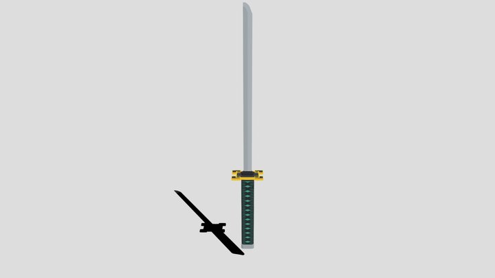 Tokito Muichiro's Katana 3D Model
