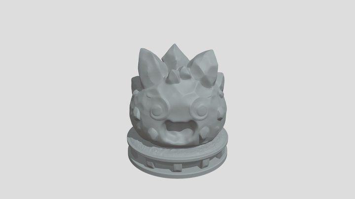 Crystal Slime Enemy 3D Model