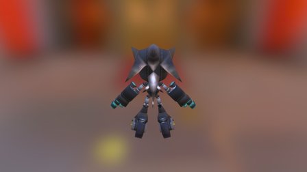 Mecha Sonic 3D Model