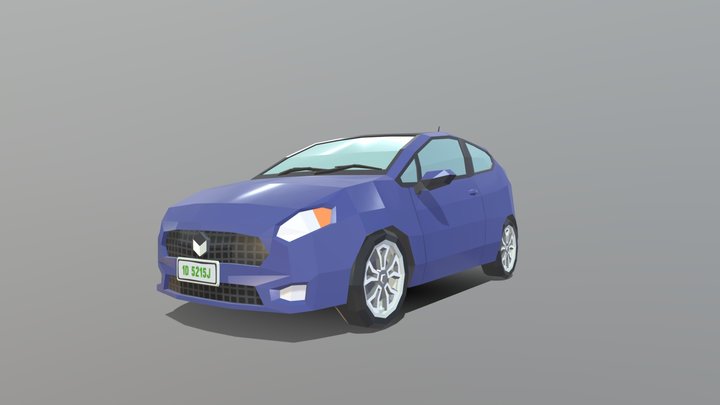 Small Hatchback (from synty) – Modello 3D gratuito STL
