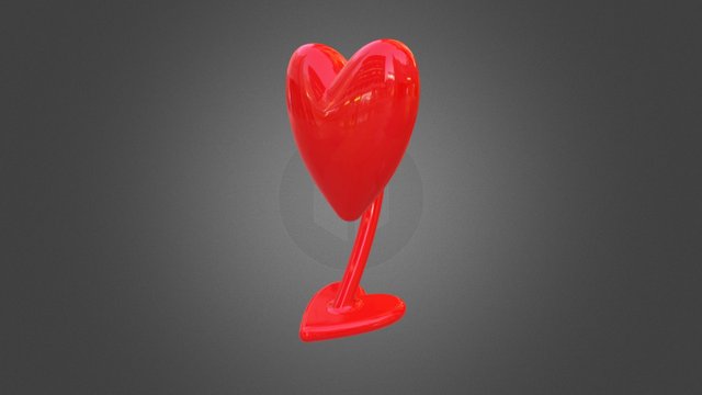 Heart Trinket 3D Model