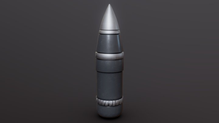 Tank Shell (bullet) 3D Model