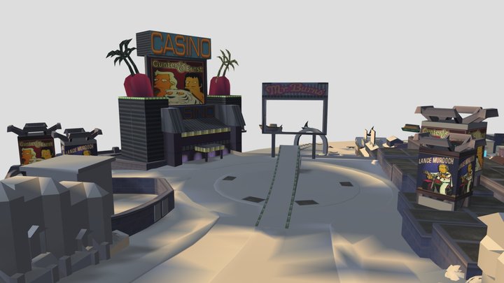 simpsons hit and run level 3 – Modèle 3D gratuit STL