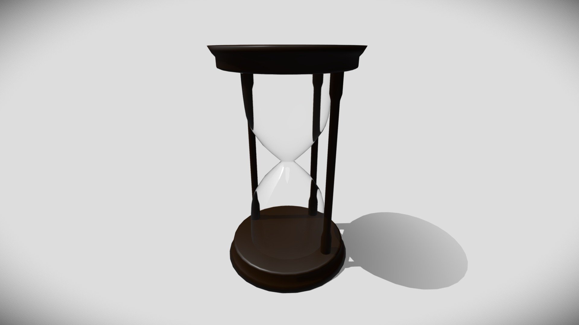 Empty hourglass