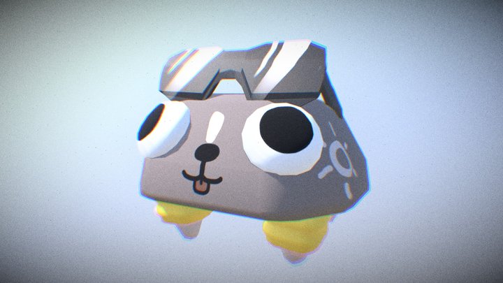 Pebble skin summer / dandy world 3D Model