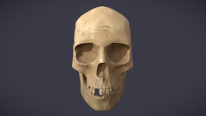 Pharaon's skull 3D Model