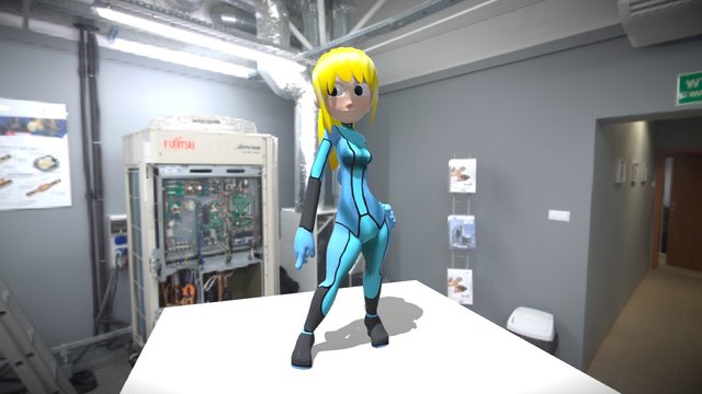 Zero Suit 3D Model