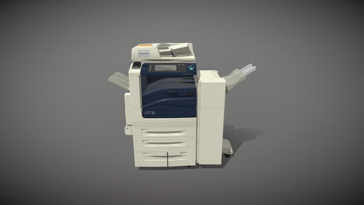 3D Scan Workflow - Xerox Printer 3D Model