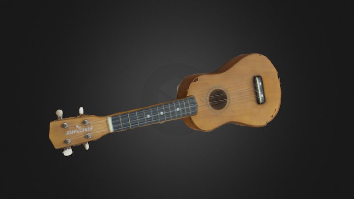 Ukulele 3D Model