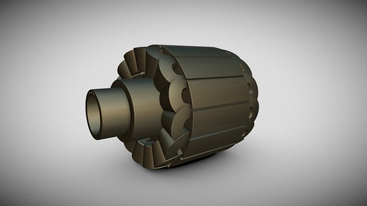 DC MOTOR ROTOR – Free 3D Model STL