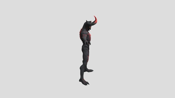 Demon+creature+3d+model 3D Model